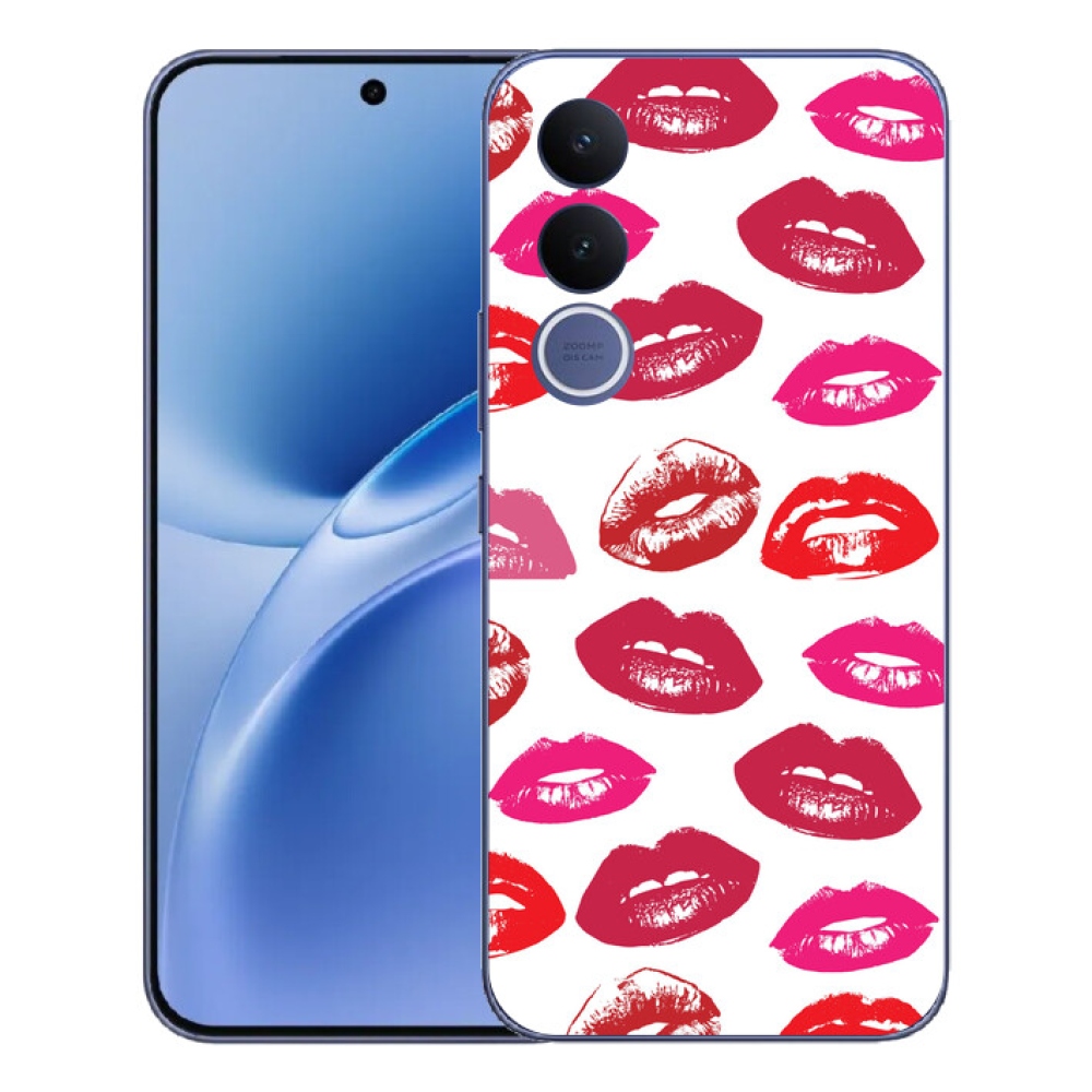Gélový kryt mmCase na Vivo V70 FE - pery