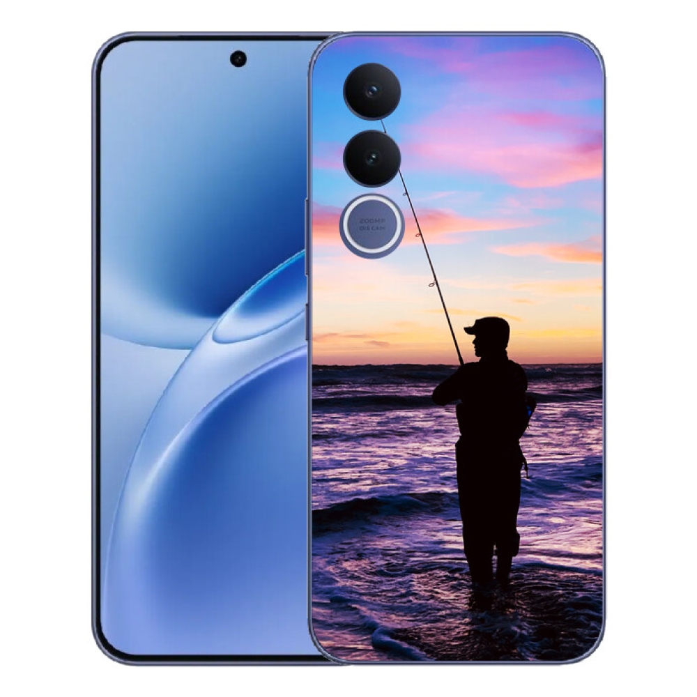 Gélový kryt mmCase na Vivo V70 FE - rybárčenie 1