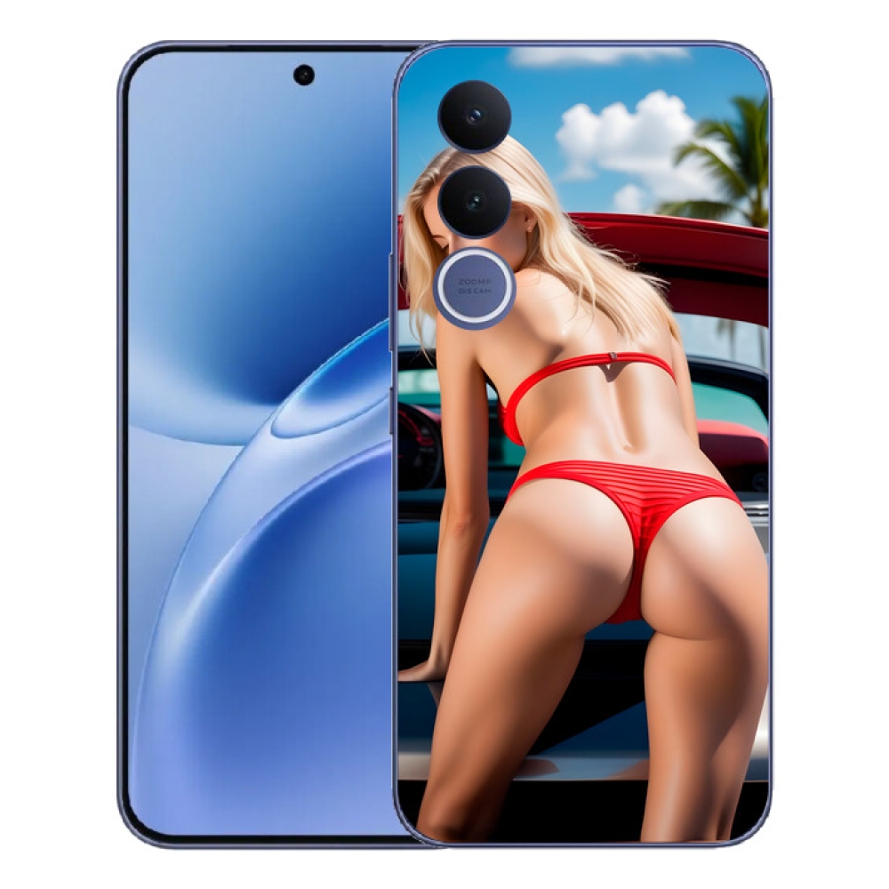 Gélový kryt mmCase na Vivo V70 FE - sexy žena 2