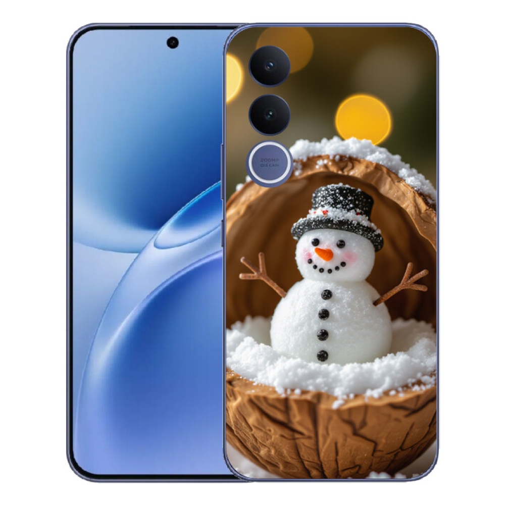 Gélový kryt mmCase na Vivo V70 FE - snehuliak 4