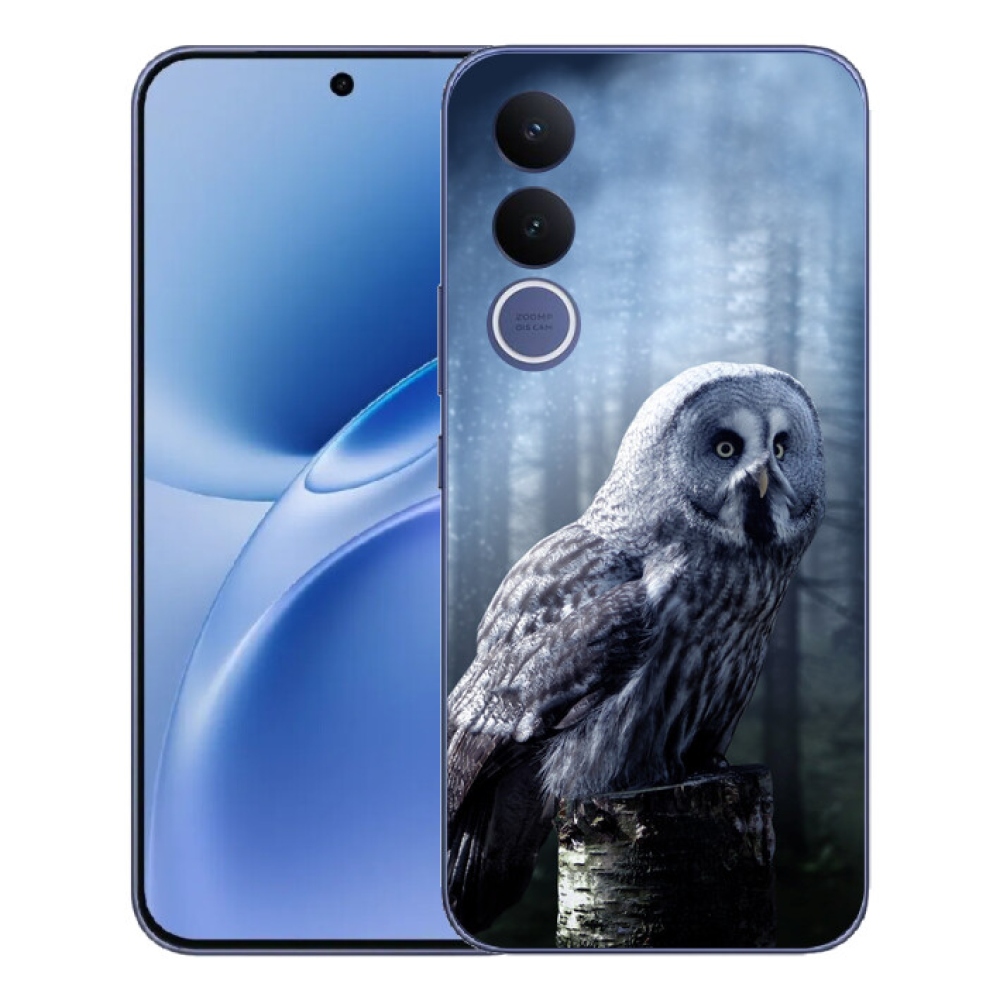 Gélový kryt mmCase na Vivo V70 FE - sova