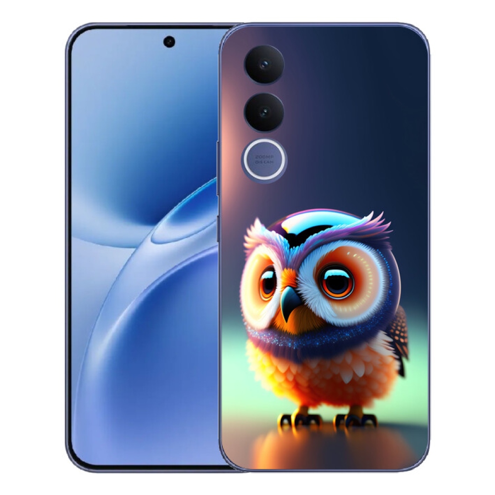 Gélový kryt mmCase na Vivo V70 FE - sovička
