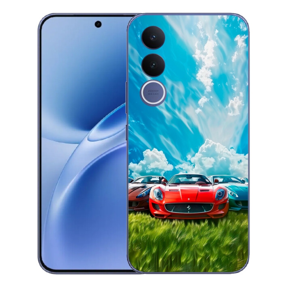 Gélový kryt mmCase na Vivo V70 FE - športové vozidlá