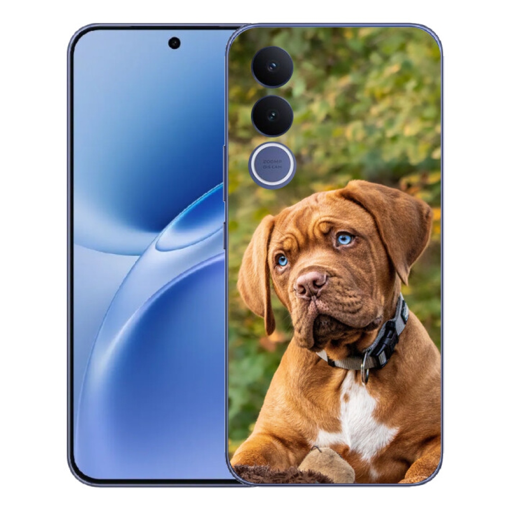 Gélový kryt mmCase na Vivo V70 FE - šteňa