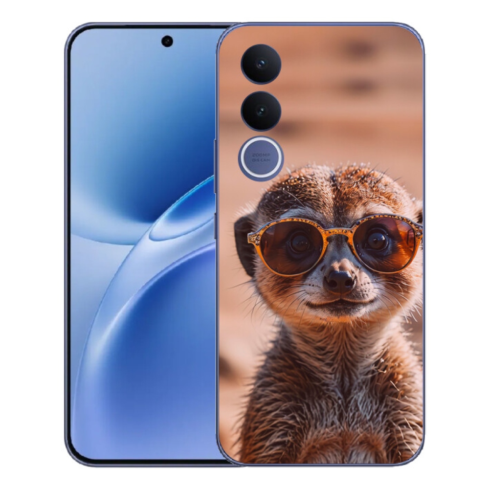 Gélový kryt mmCase na Vivo V70 FE - štýlová surikata