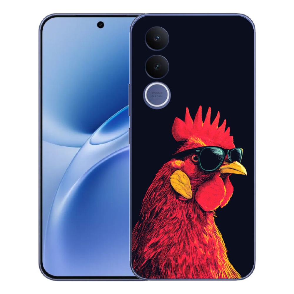 Gélový kryt mmCase na Vivo V70 FE - štýlový kohút