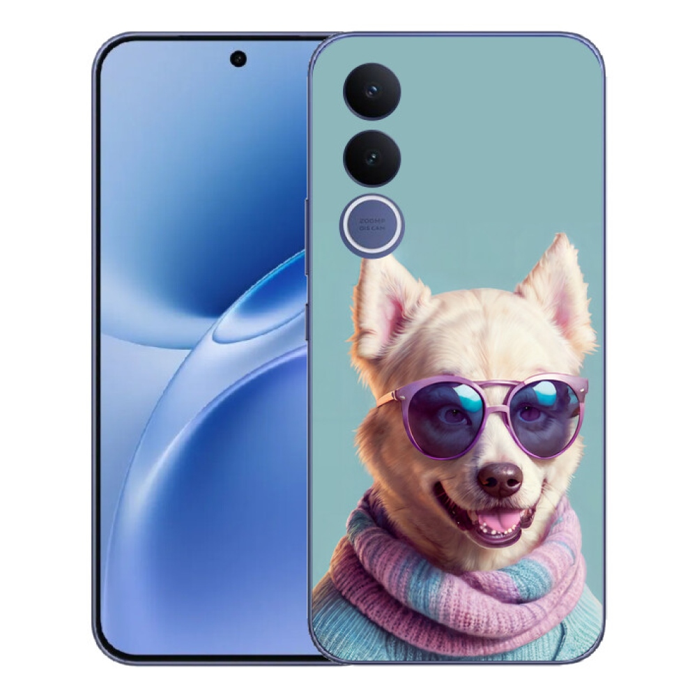 Gélový kryt mmCase na Vivo V70 FE - štýlový nemecký špic