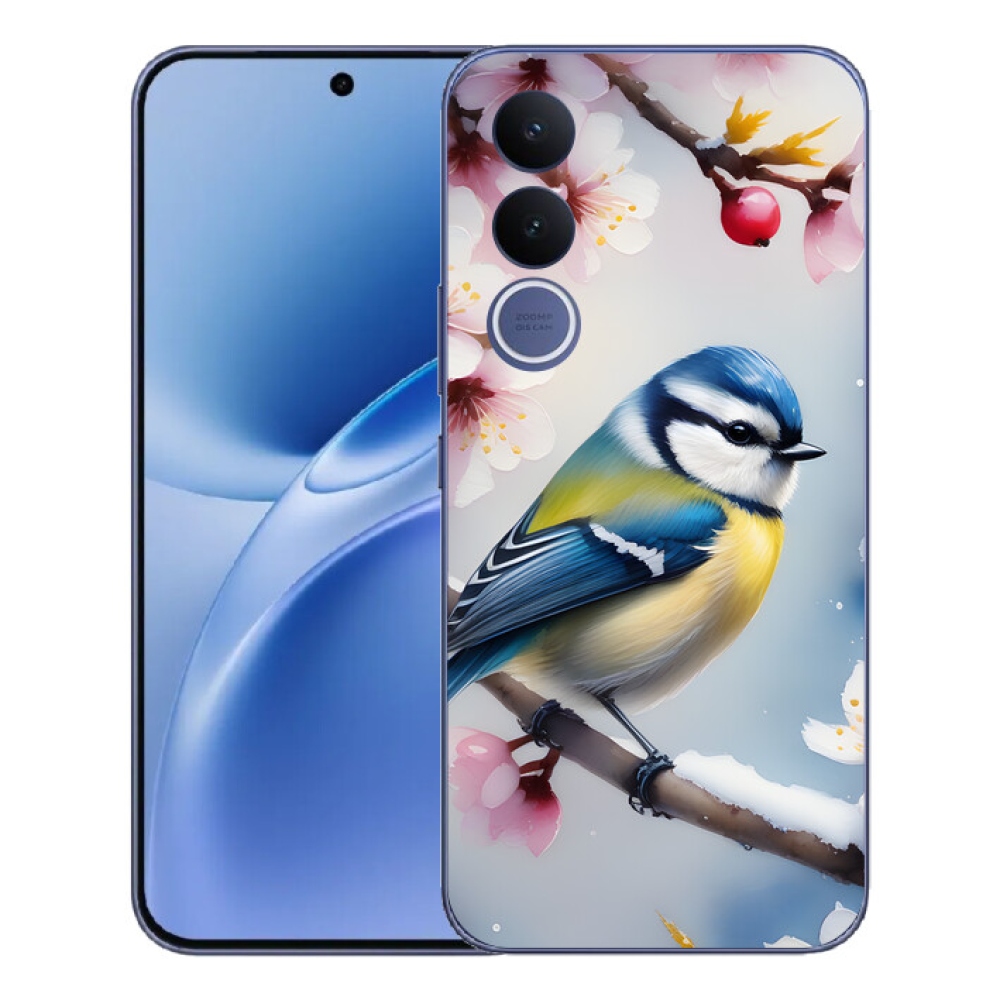 Gélový kryt mmCase na Vivo V70 FE - sýkorka