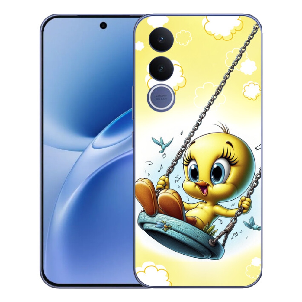 Gélový kryt mmCase na Vivo V70 FE - tweety