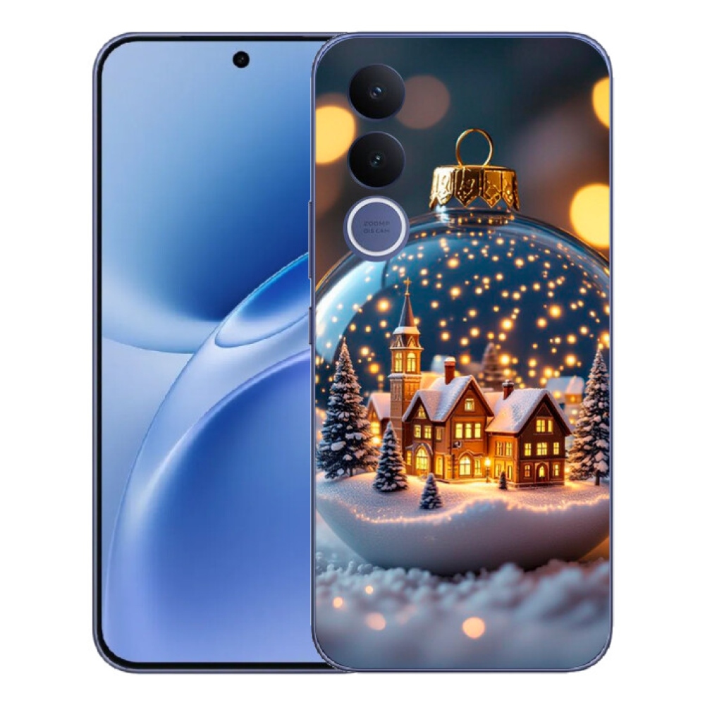 Gélový kryt mmCase na Vivo V70 FE - vianočné gule 4
