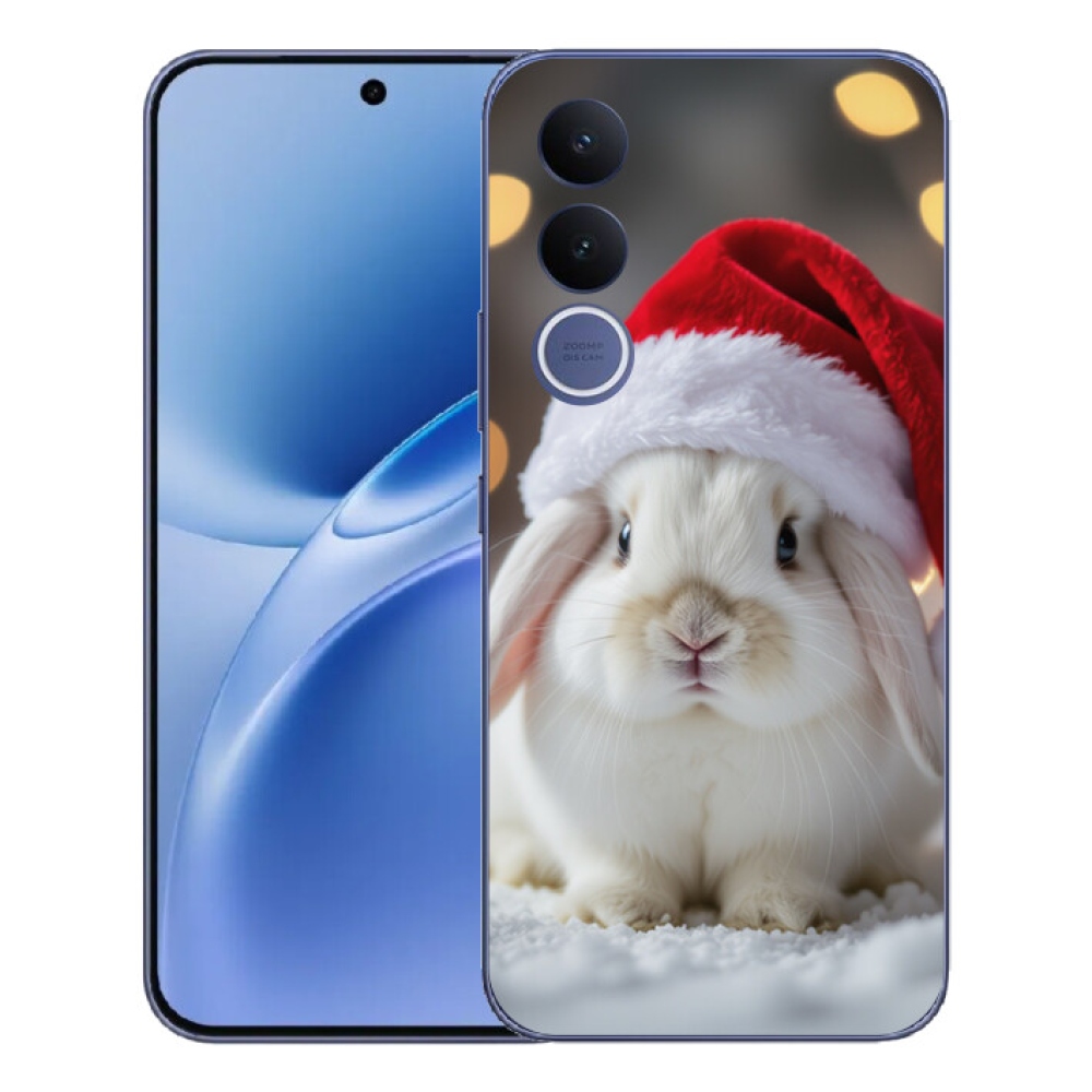 Gélový kryt mmCase na Vivo V70 FE - vianočný králik