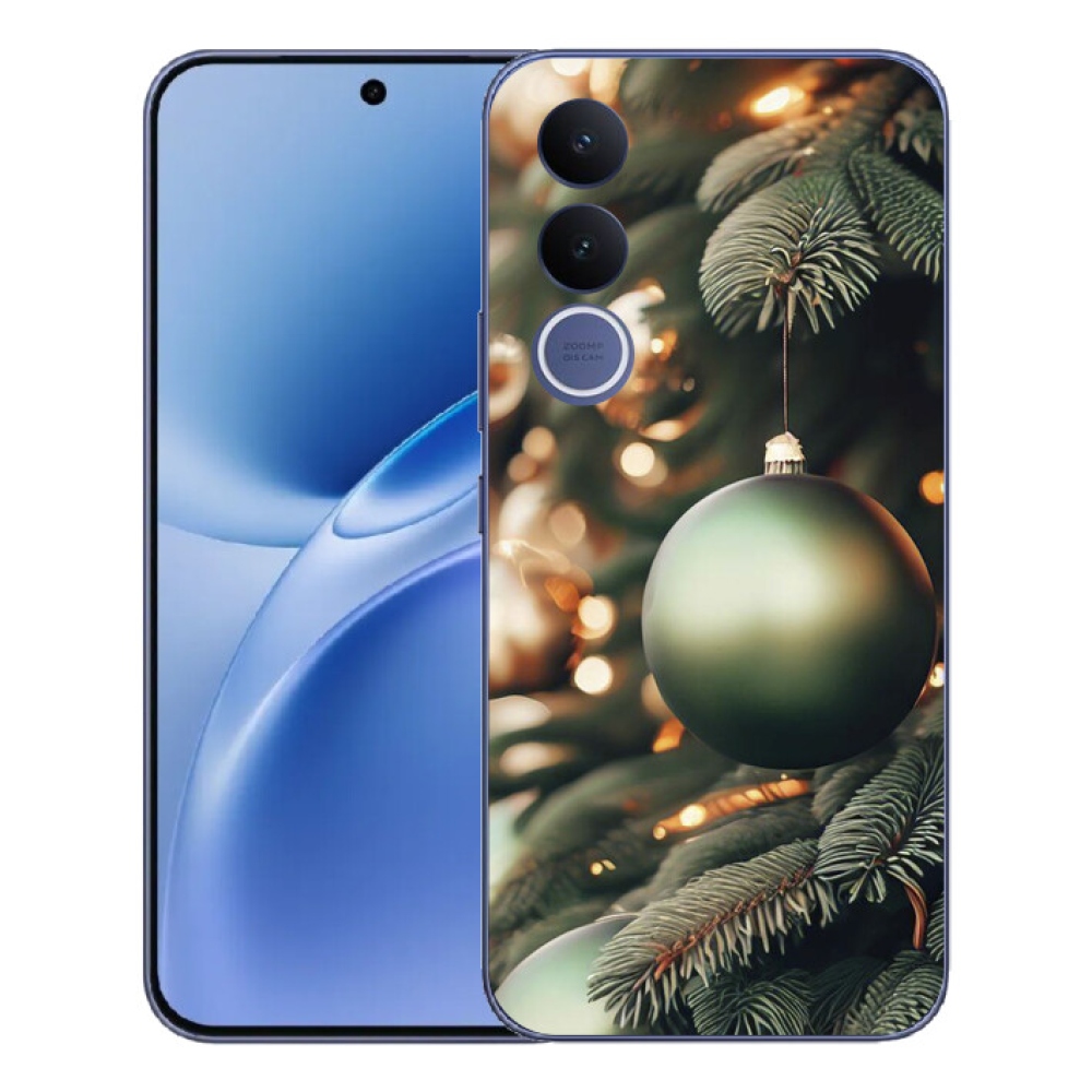Gélový kryt mmCase na Vivo V70 FE - vianočné ozdoby 1