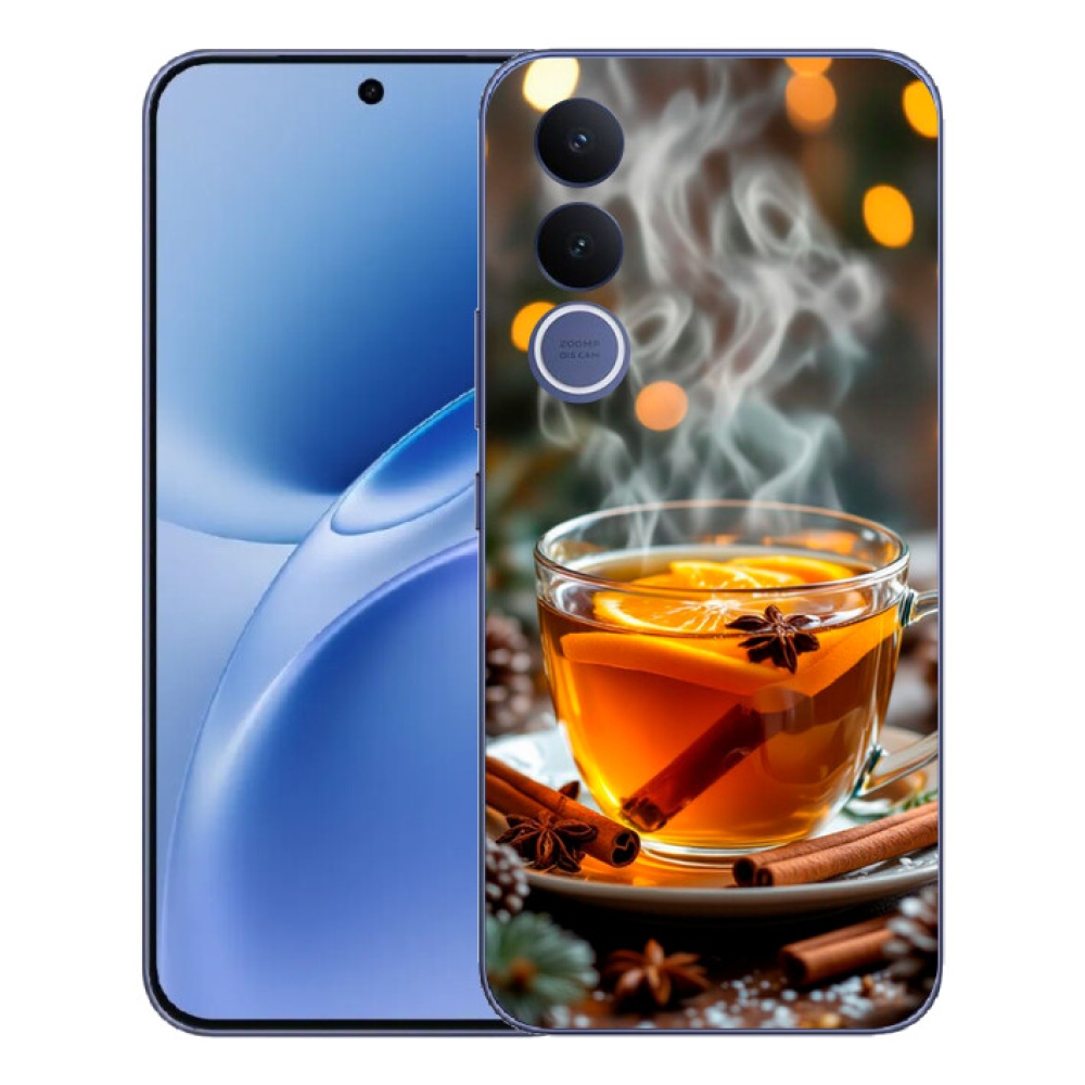 Gélový kryt mmCase na Vivo V70 FE - vianočný punč