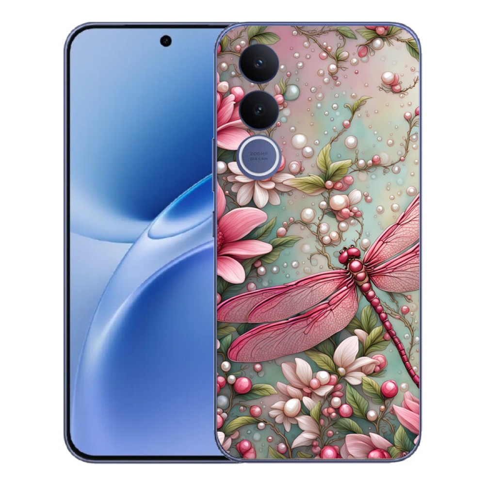 Gélový kryt mmCase na Vivo V70 FE - vážka