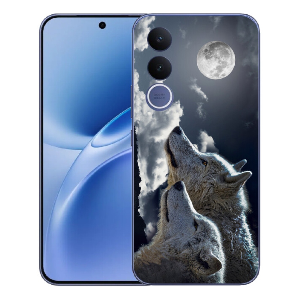 Gélový kryt mmCase na Vivo V70 FE - vlci