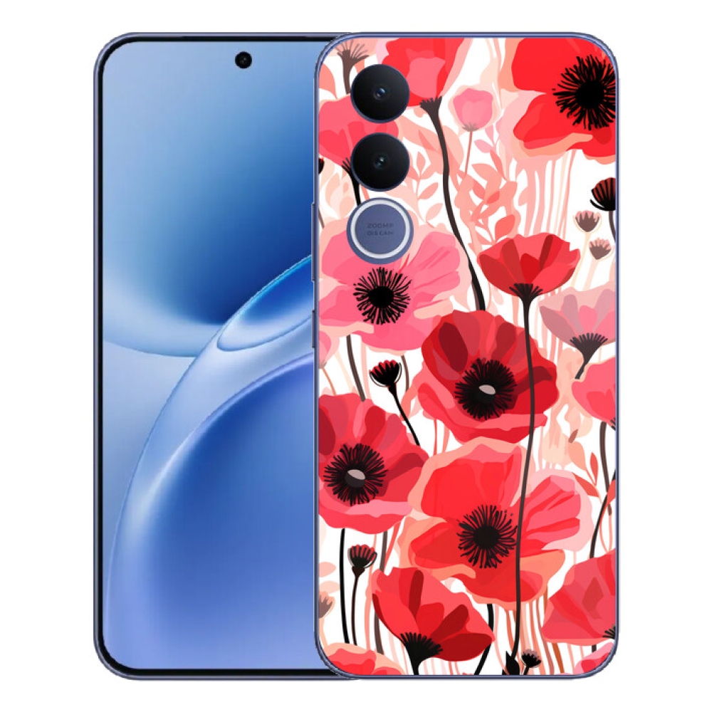 Gélový kryt mmCase na Vivo V70 FE - vlčí mak 1