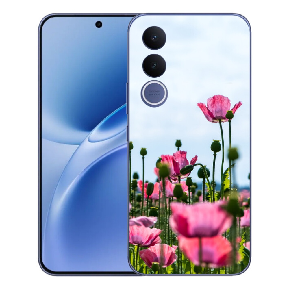Gélový kryt mmCase na Vivo V70 FE - vlčí mak
