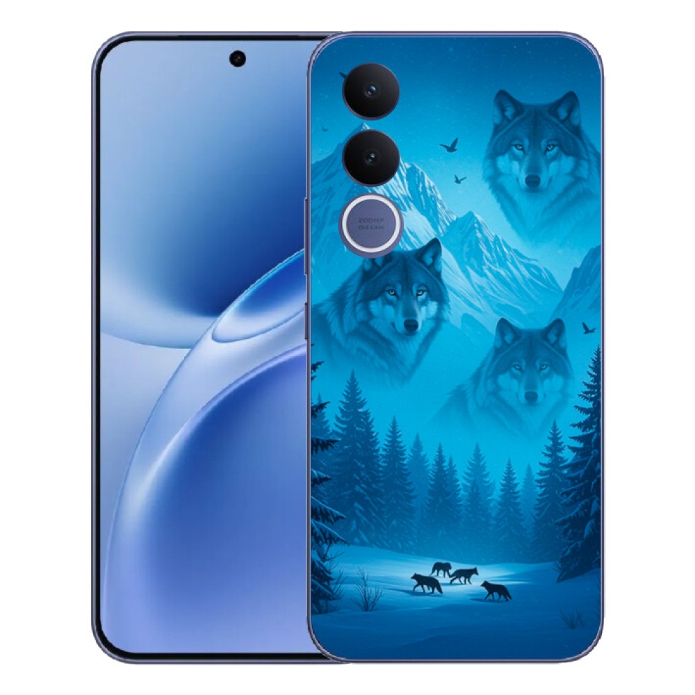 Gélový kryt mmCase na Vivo V70 FE - vlčia svorka
