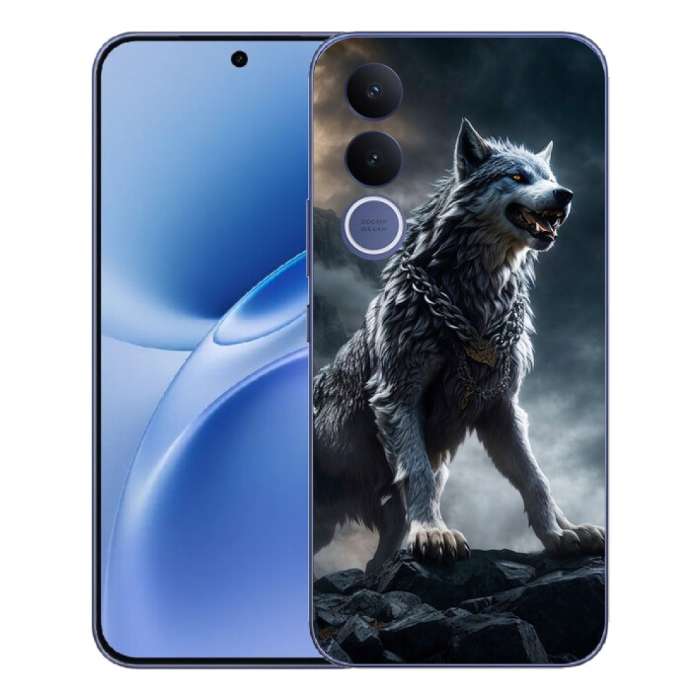 Gélový kryt mmCase na Vivo V70 FE - vlk 1