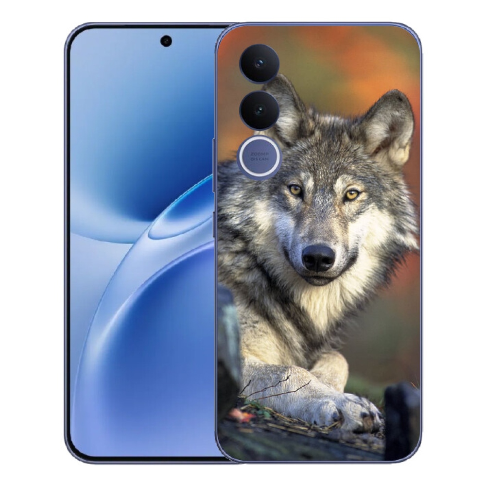 Gélový kryt mmCase na Vivo V70 FE - vlk