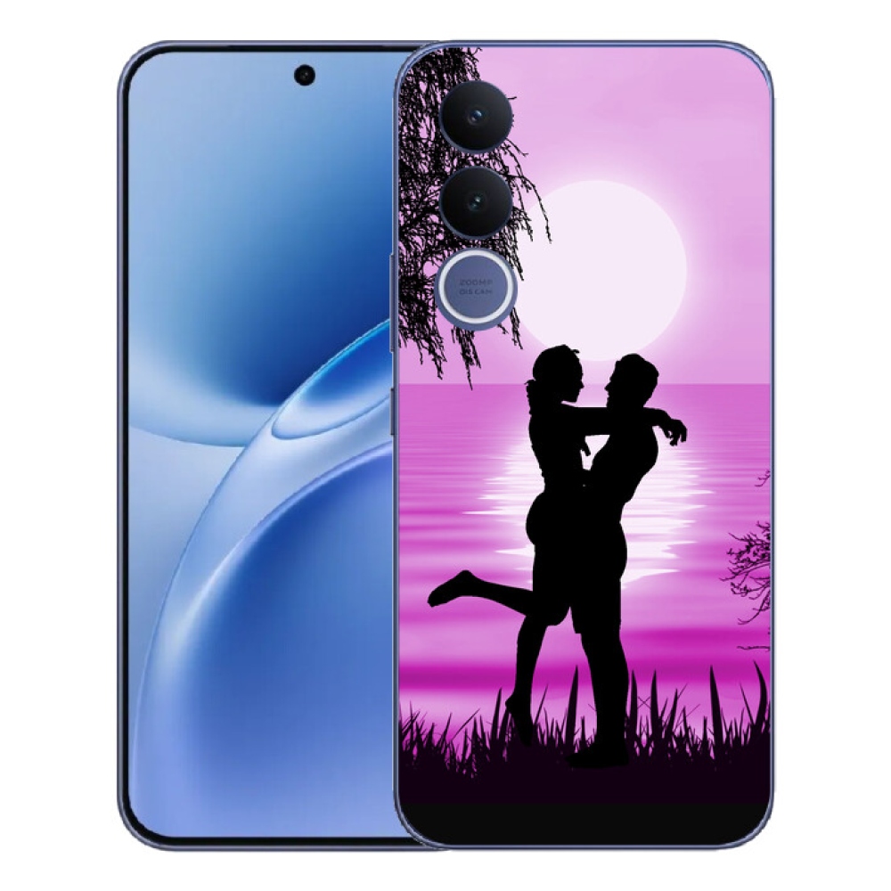Gélový kryt mmCase na Vivo V70 FE - západ slnka