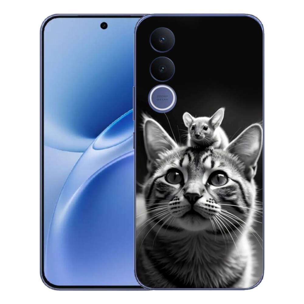 Gélový kryt mmCase na Vivo V70 FE - zvieracie priateľstvo 2