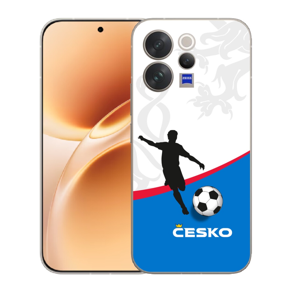 Gélový kryt mmCase na Vivo V70 - futbal Česko 1