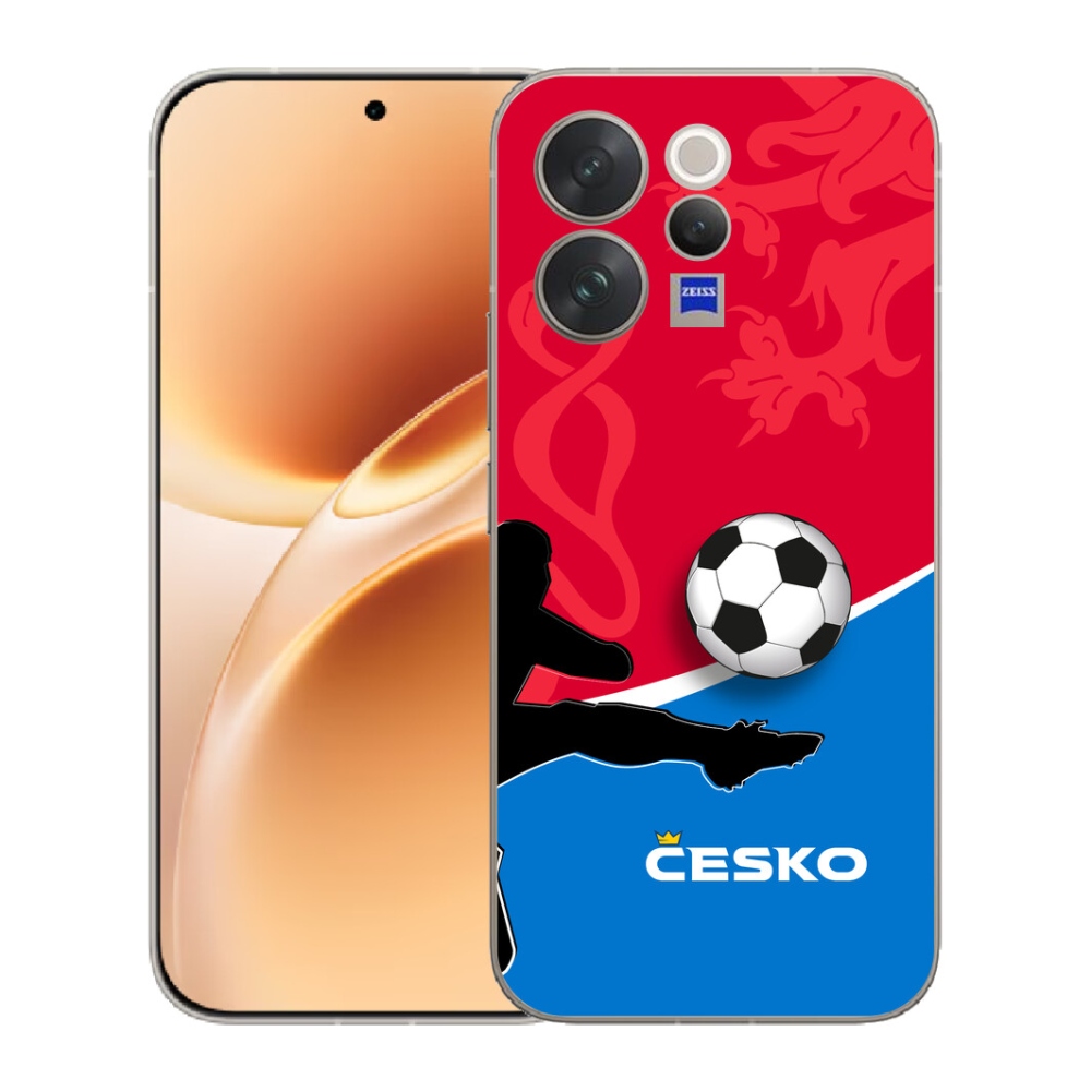 Gélový kryt mmCase na Vivo V70 - futbal Česko 2