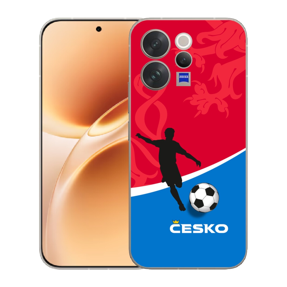 Gélový kryt mmCase na Vivo V70 - futbal Česko