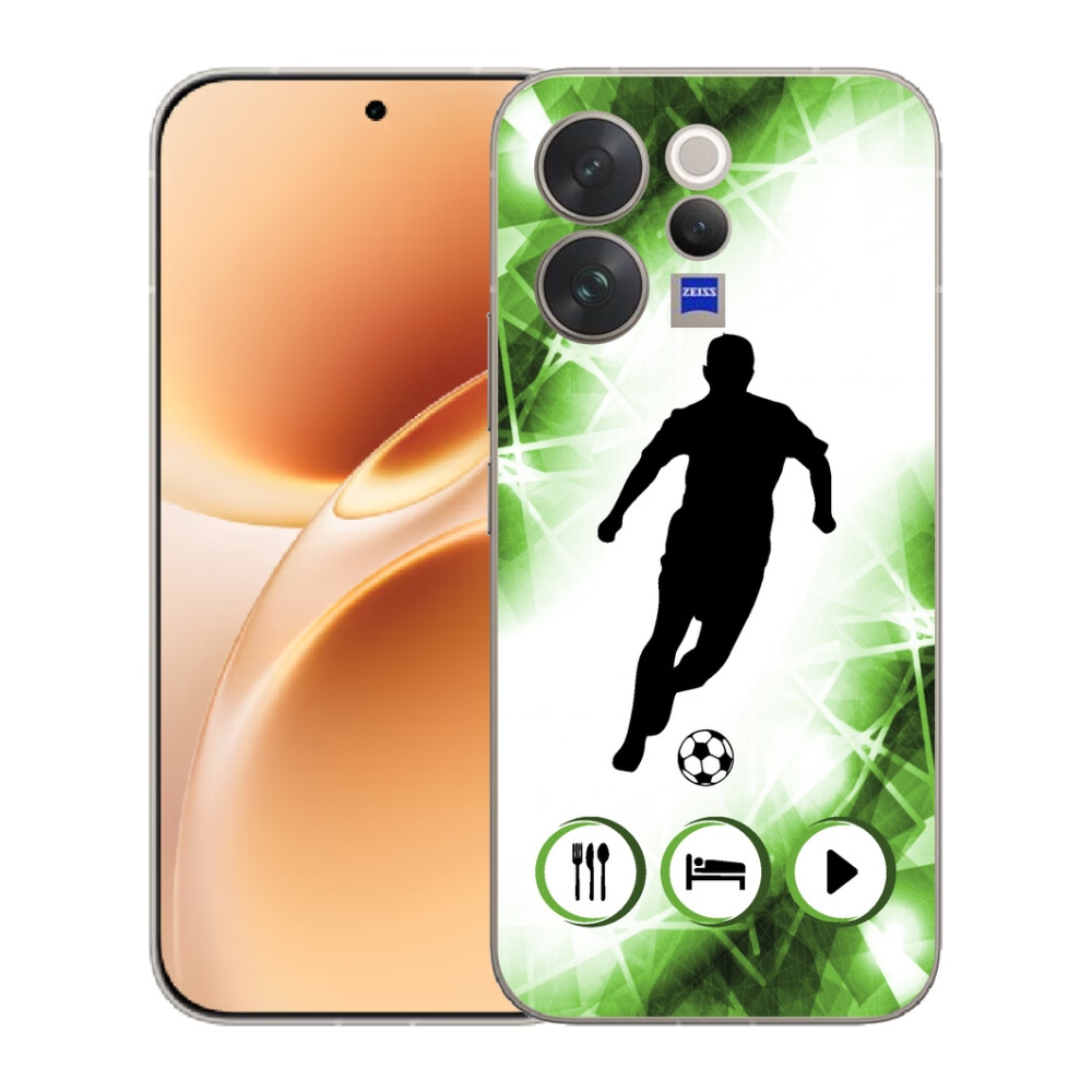 Gélový kryt mmCase na Vivo V70 - futbalista