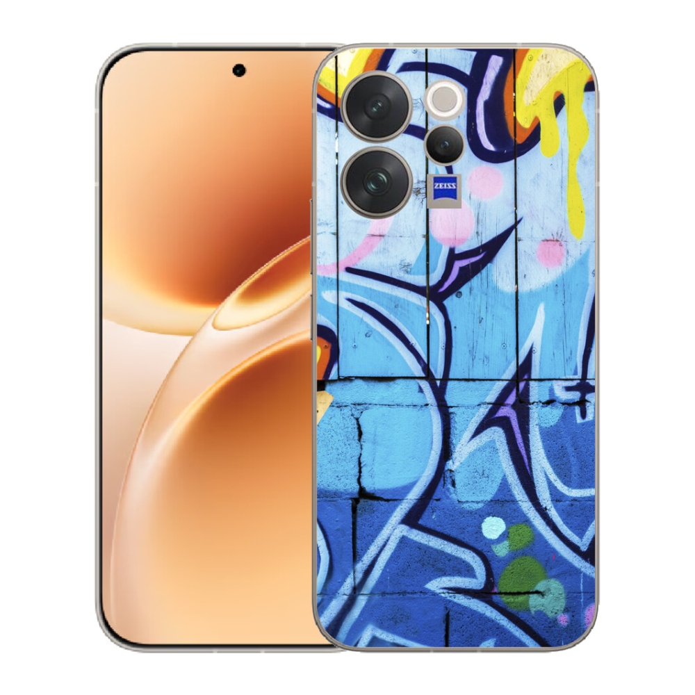 Gélový kryt mmCase na Vivo V70 - graffiti