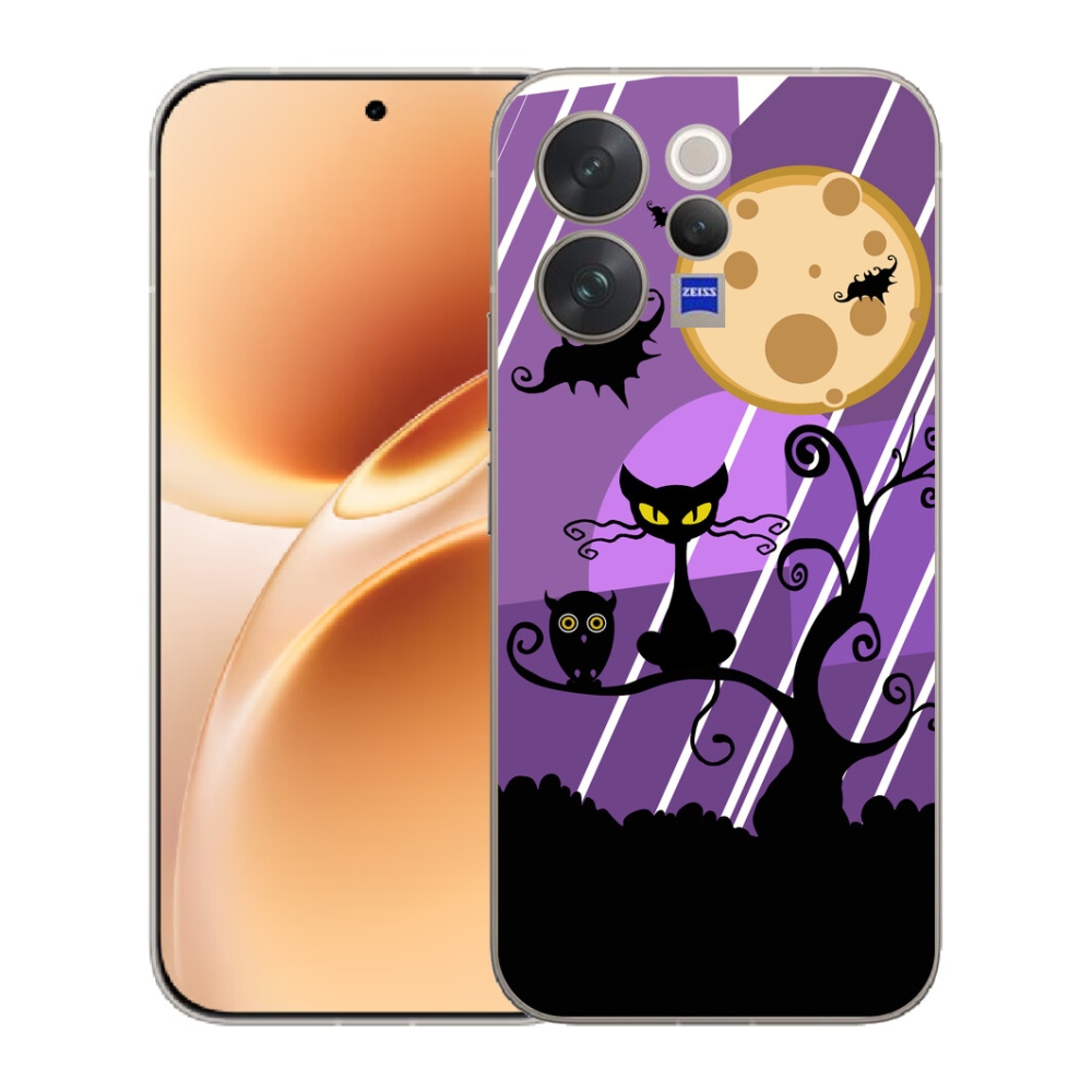 Gélový kryt mmCase na Vivo V70 - halloween