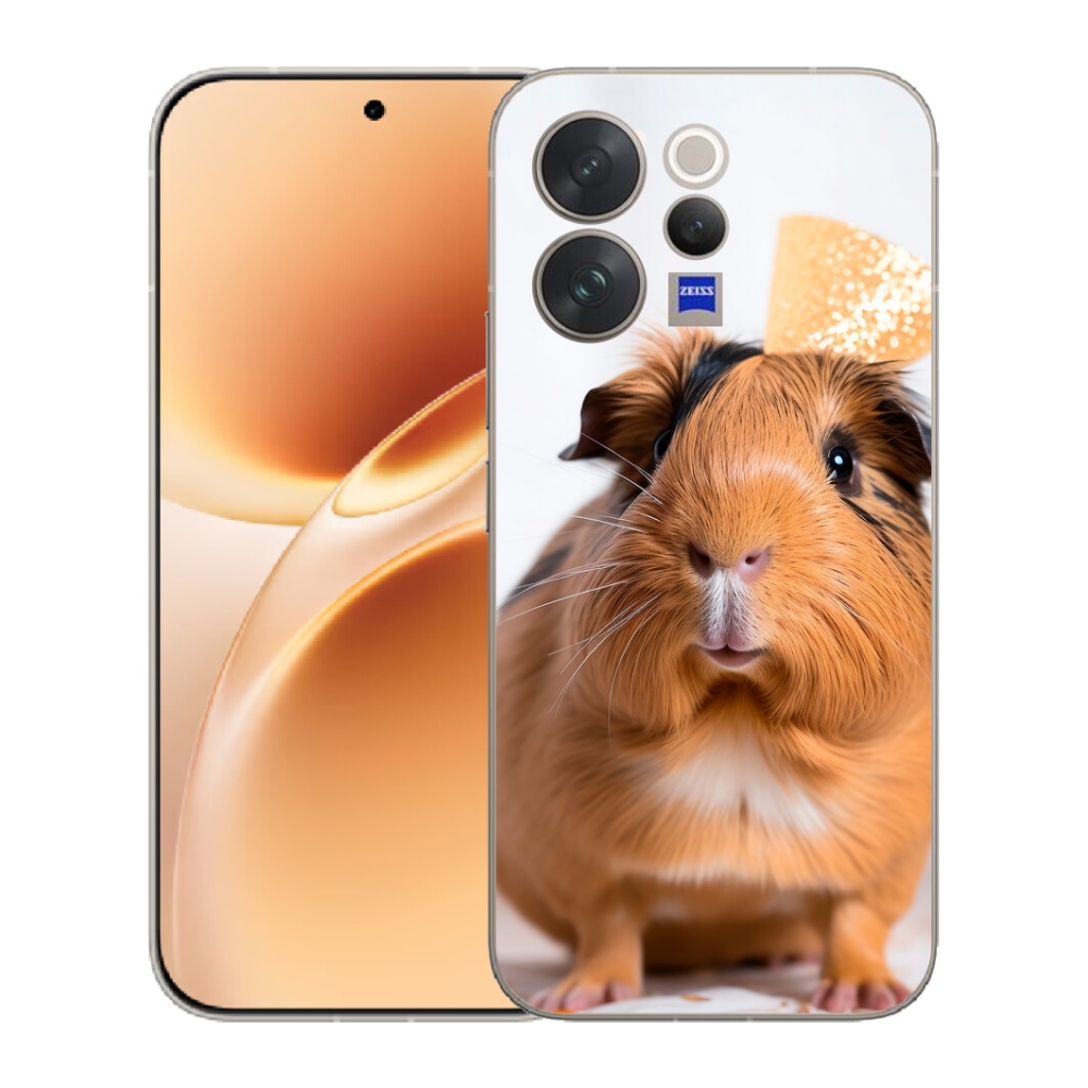 Gélový kryt mmCase na Vivo V70 - hnedé morča