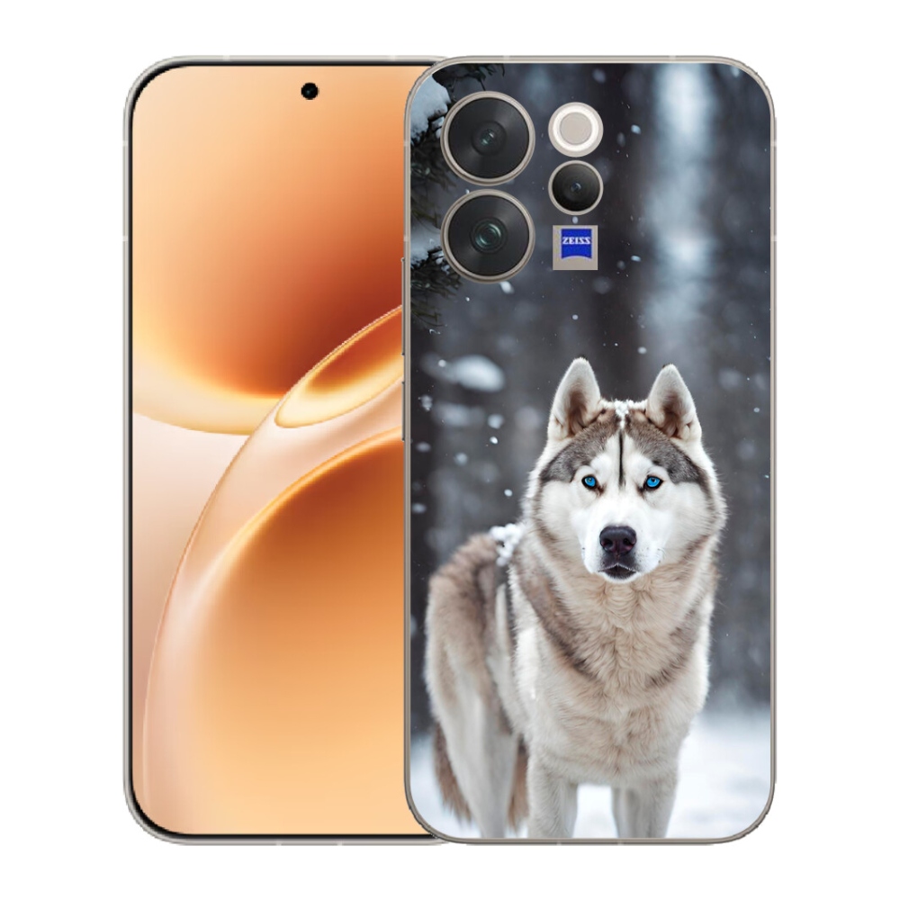 Gélový kryt mmCase na Vivo V70 - husky 2