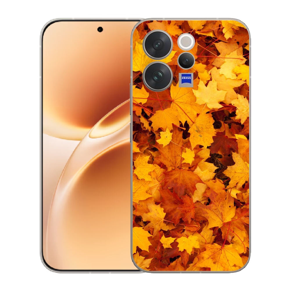 Gélový kryt mmCase na Vivo V70 - javorové listy