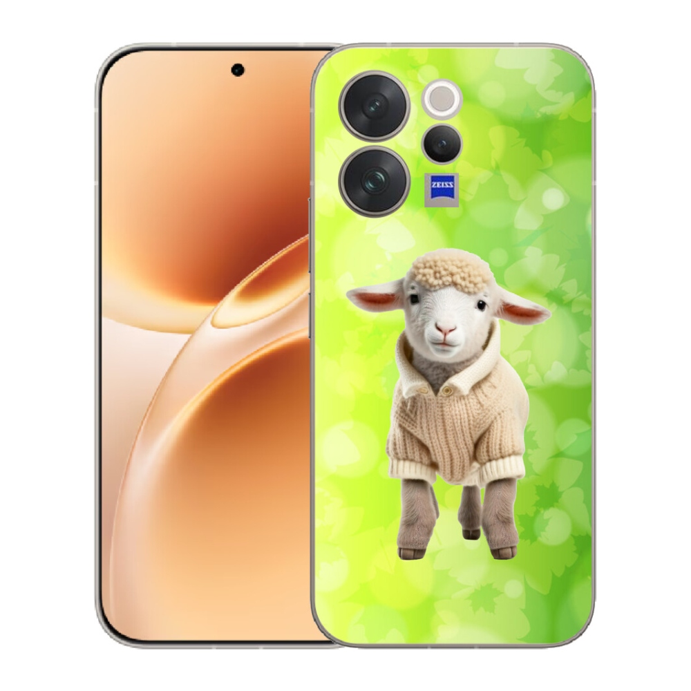 Gélový kryt mmCase na Vivo V70 - jahňa vo svetri