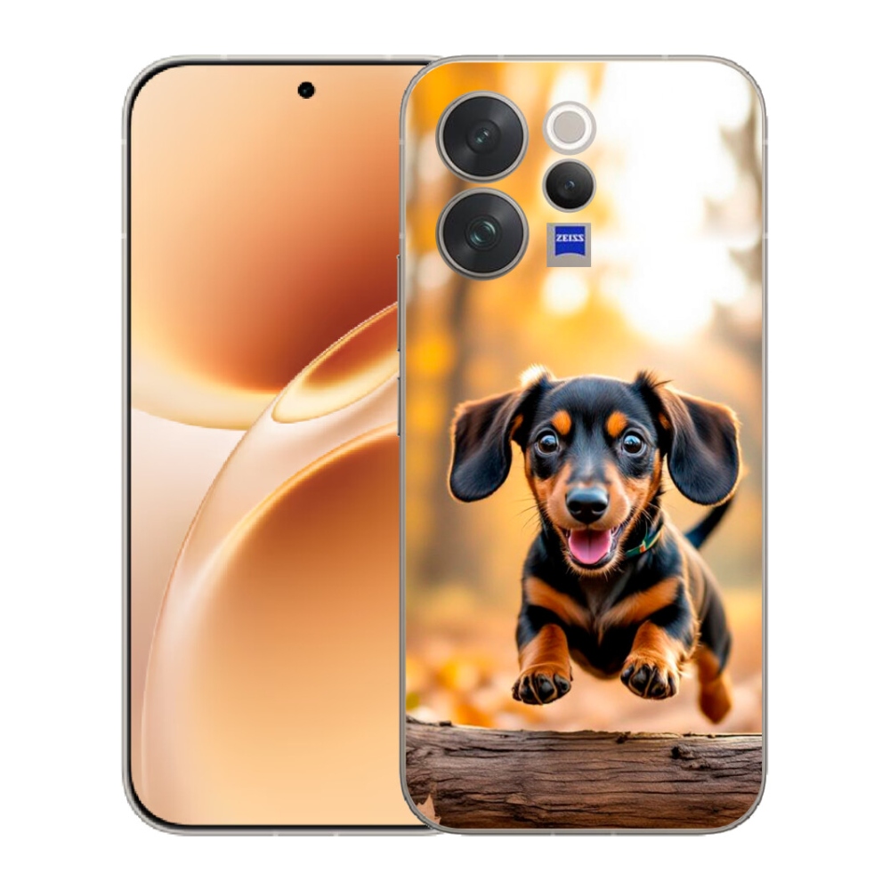 Gélový kryt mmCase na Vivo V70 - jazvečík 2