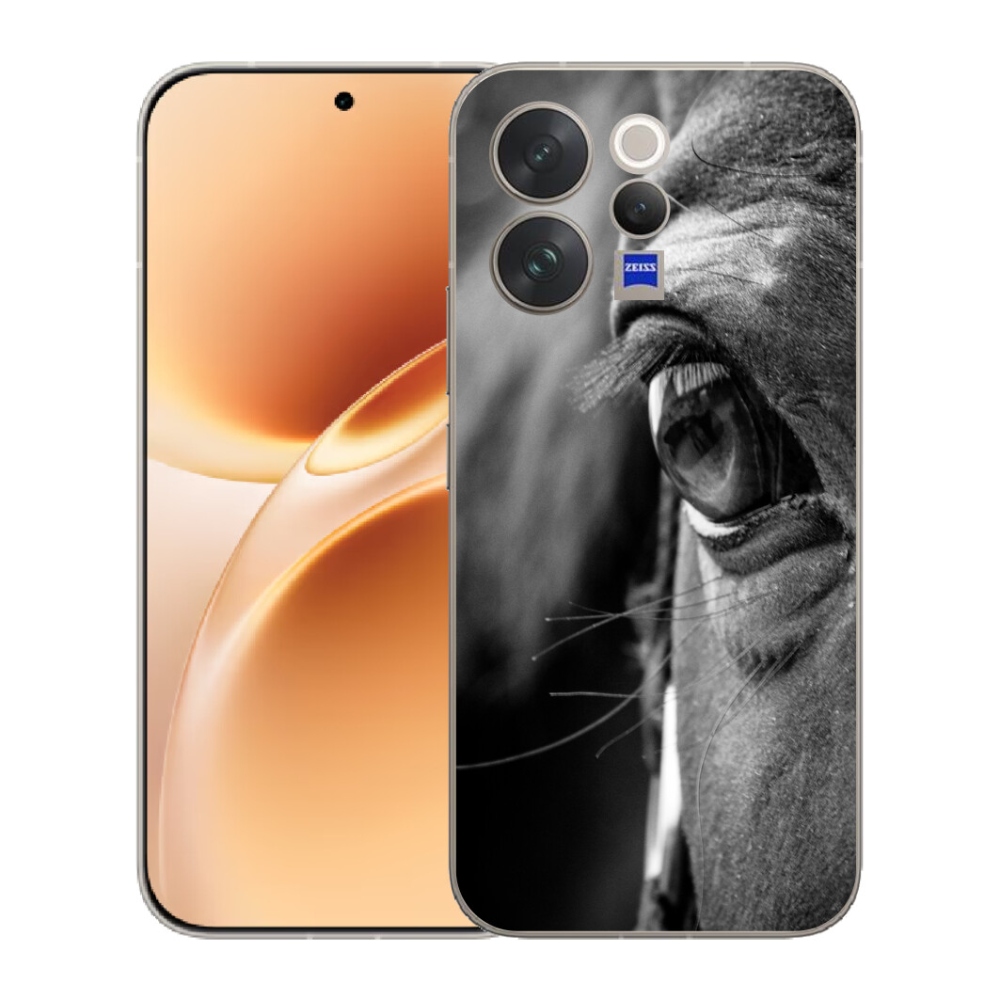 Gélový kryt mmCase na Vivo V70 - konský pohľad