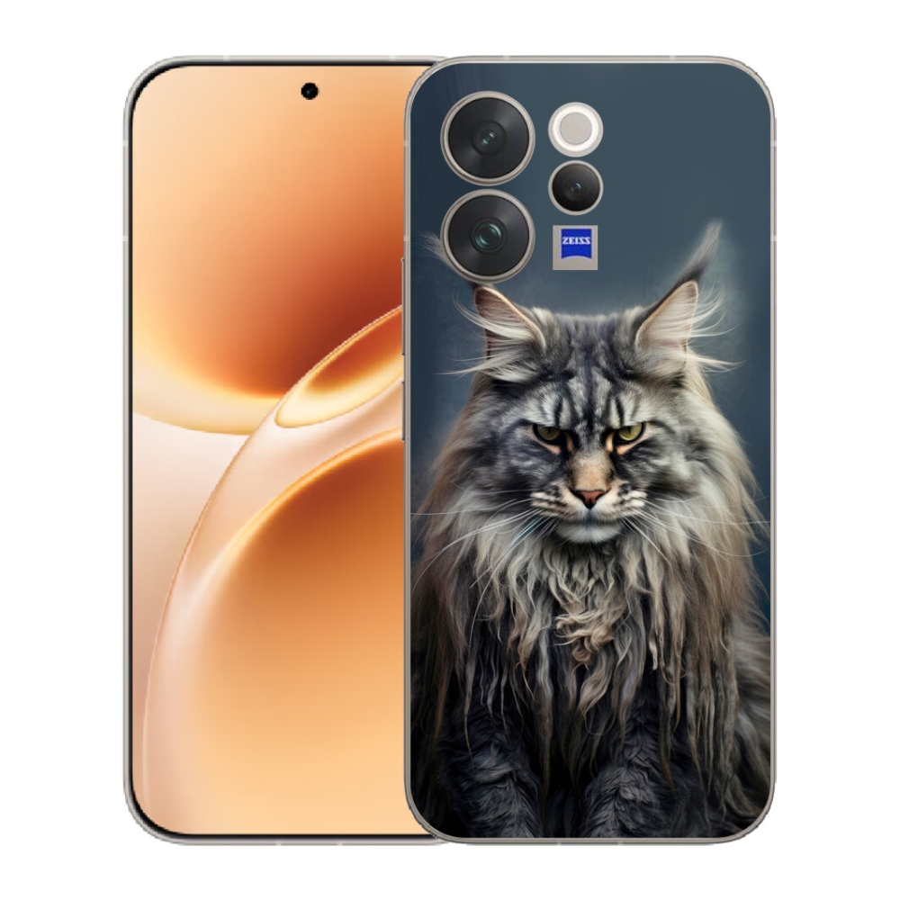 Gélový kryt mmCase na Vivo V70 - mačacie pohľad 4