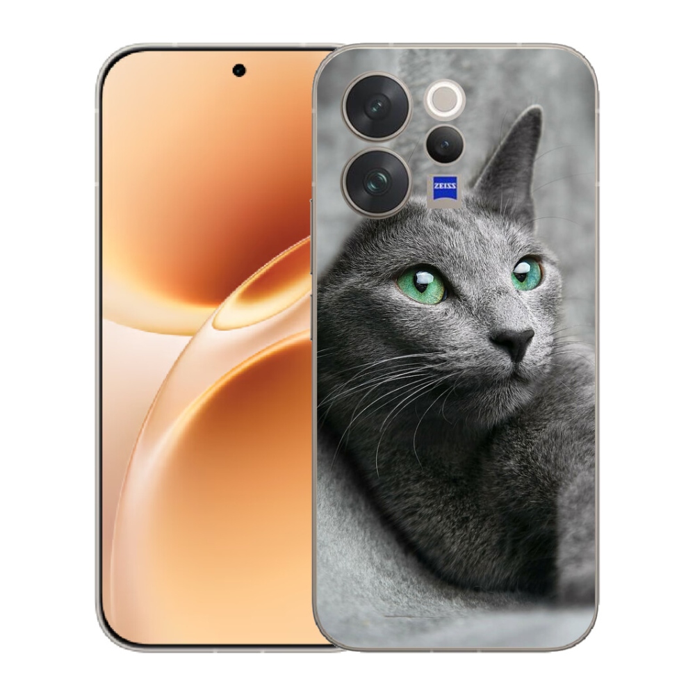 Gélový kryt mmCase na Vivo V70 - mačka 2