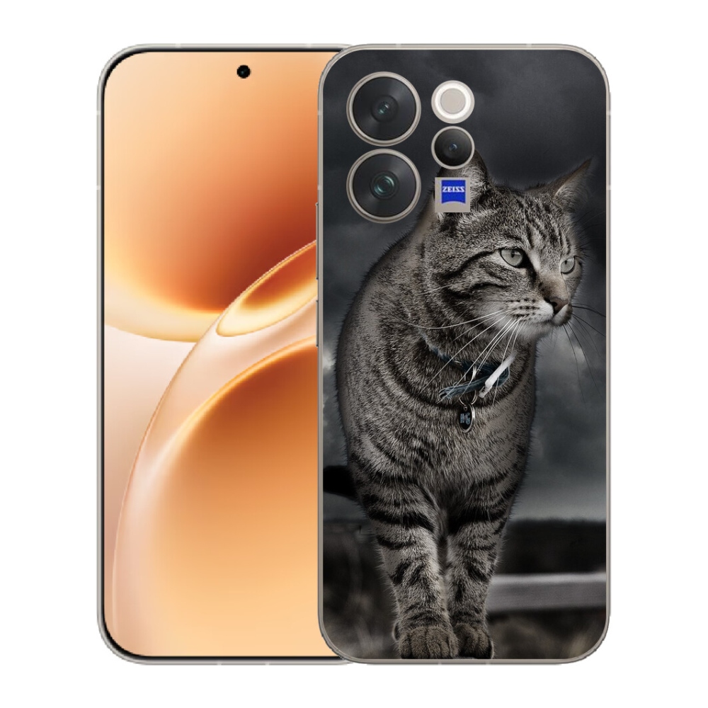 Gélový kryt mmCase na Vivo V70 - mačka
