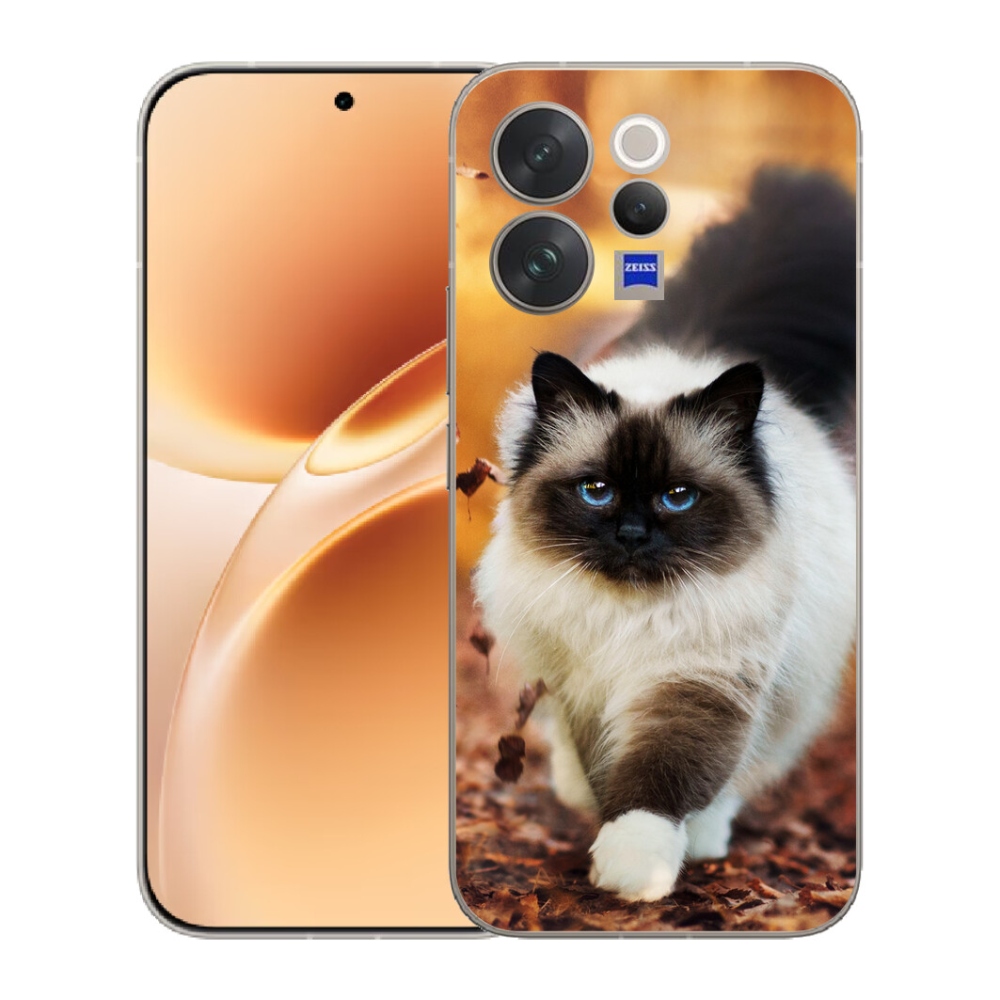 Gélový kryt mmCase na Vivo V70 - mačka