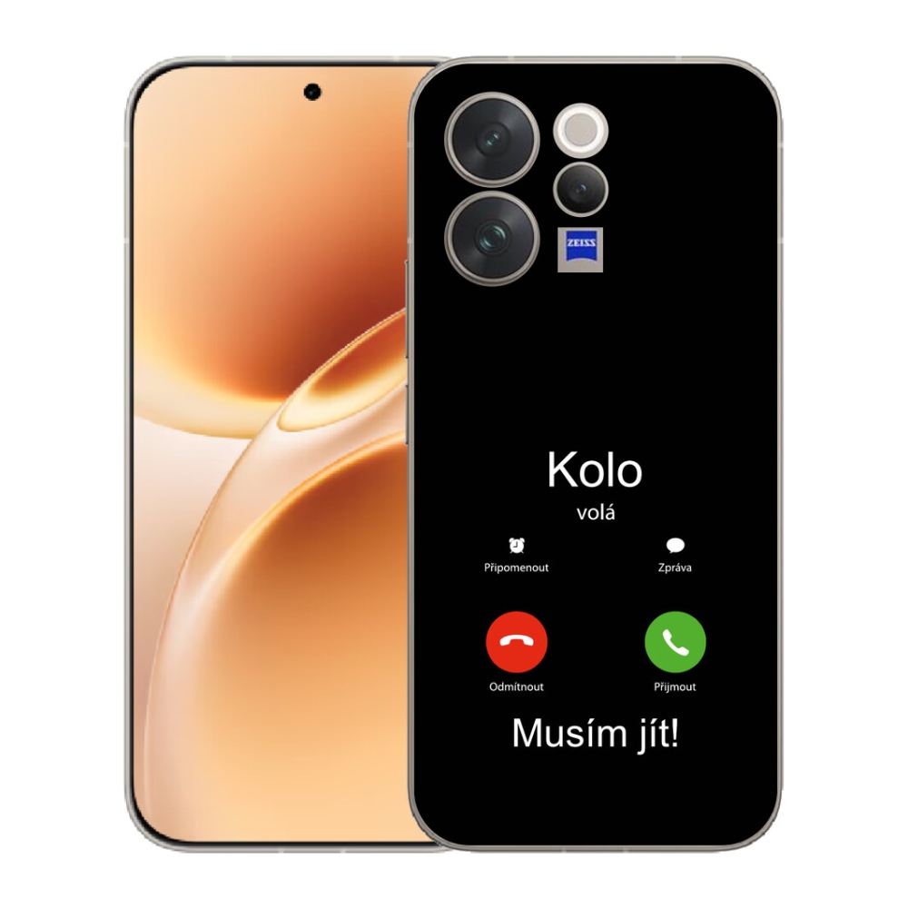 Gélový kryt mmCase na Vivo V70 - bicykel volá čierne pozadie