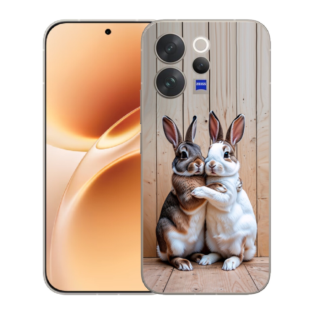 Gélový kryt mmCase na Vivo V70 - králičie pár