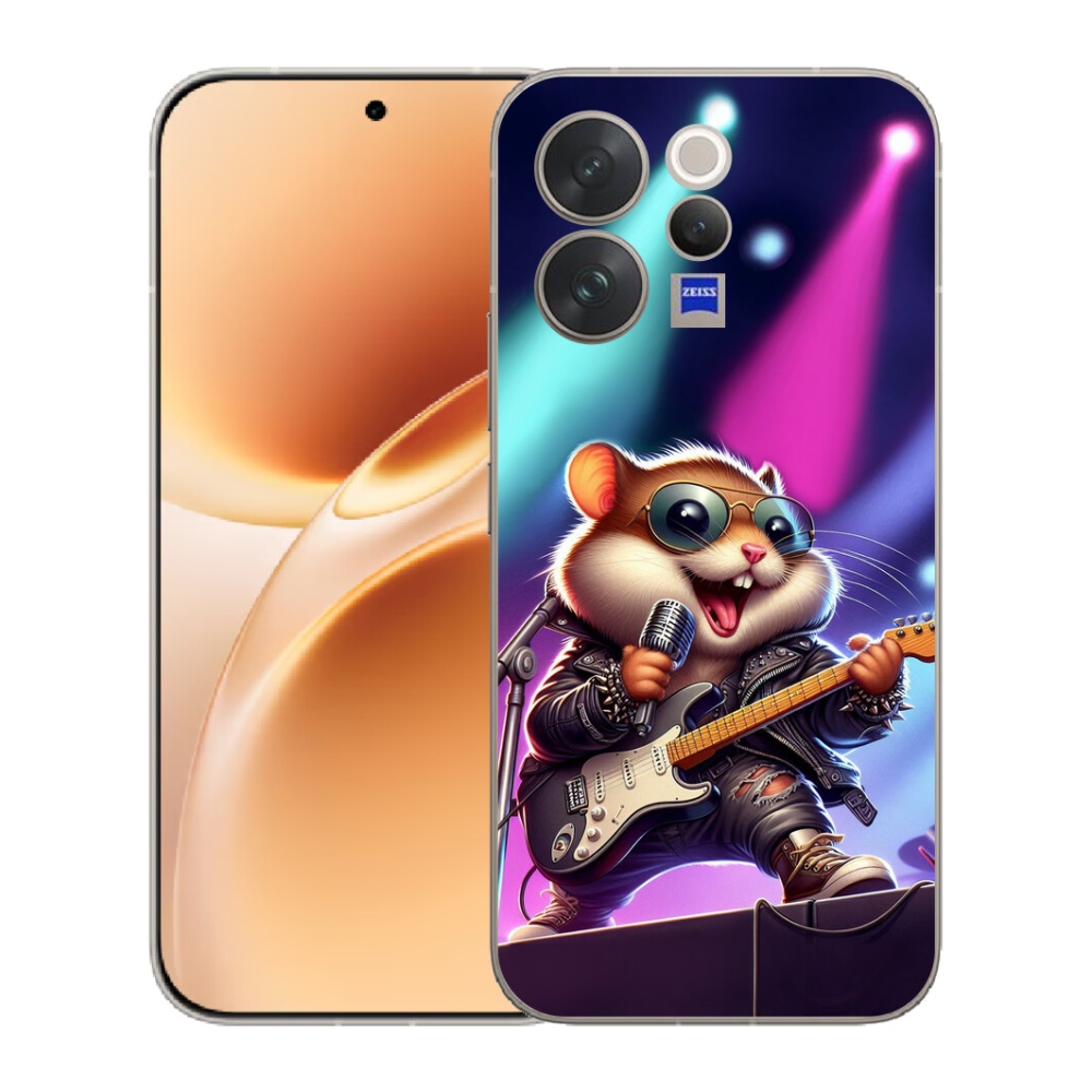 Gélový kryt mmCase na Vivo V70 - škrečok rocker