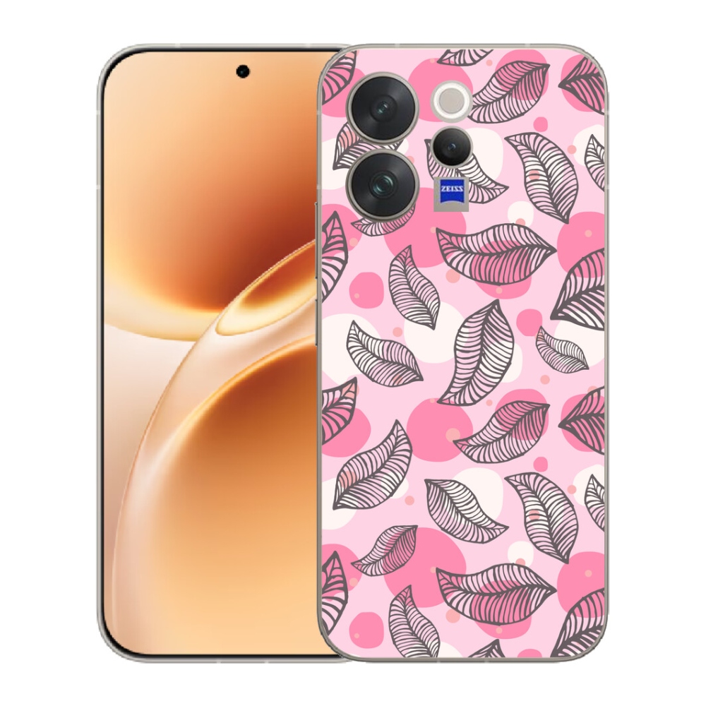 Gélový kryt mmCase na Vivo V70 - kreslené padajúce listy