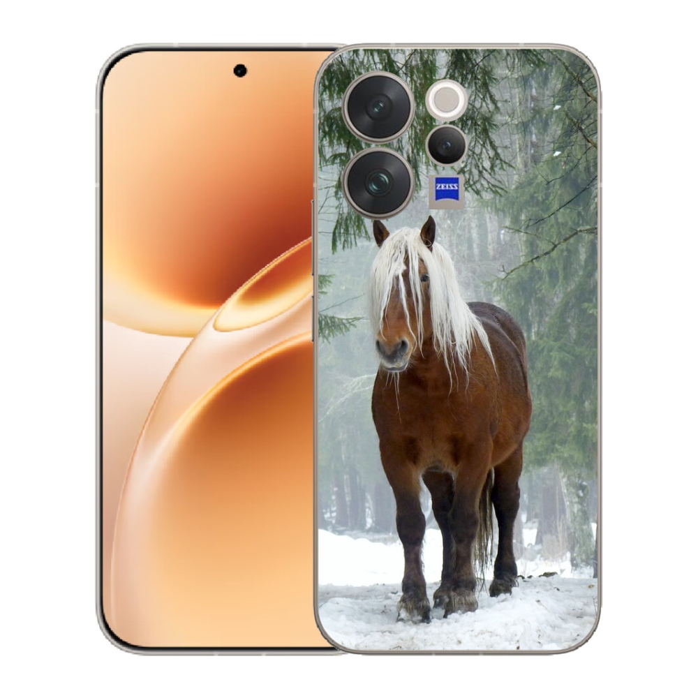 Gélový kryt mmCase na Vivo V70 - kôň v lese
