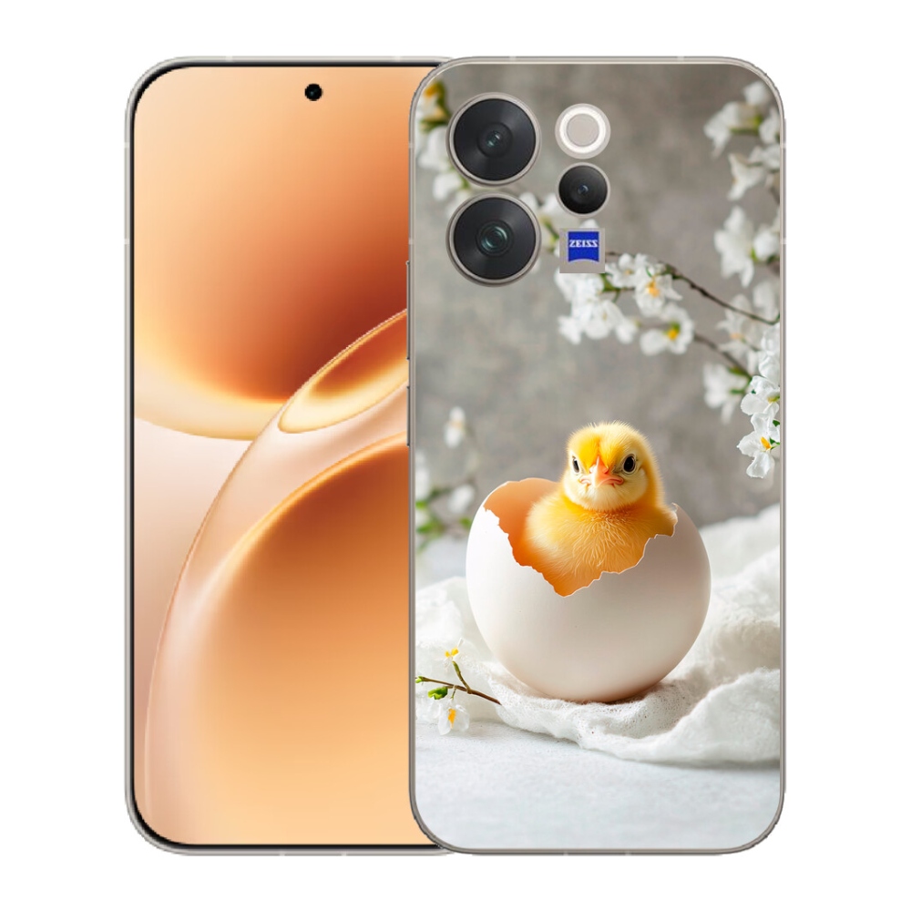 Gélový kryt mmCase na Vivo V70 - kuriatko