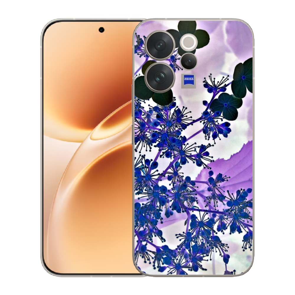 Gélový kryt mmCase na Vivo V70 - kvet hortenzie