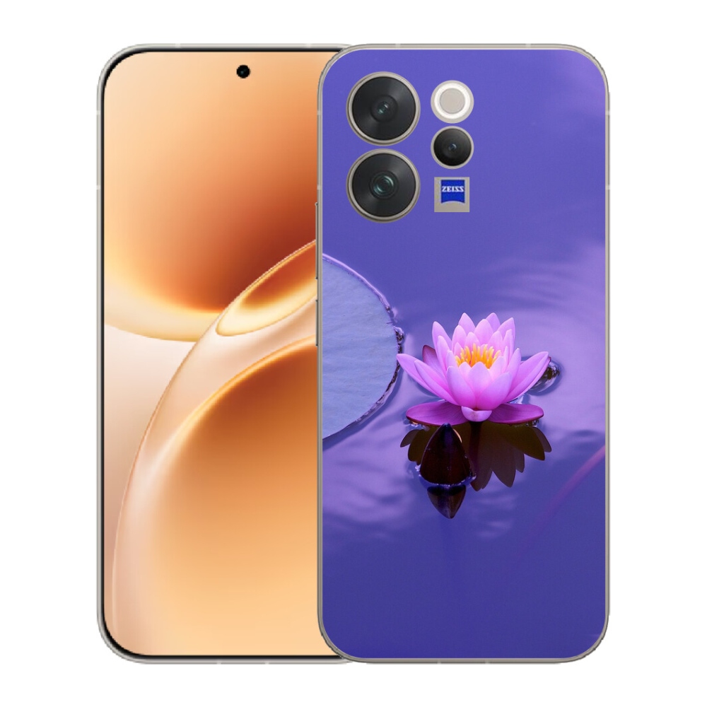 Gélový kryt mmCase na Vivo V70 - kvet na hladine